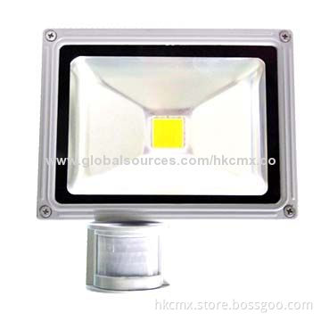 PIR 20W LED Floodlight with 85 to 265V AC Input Voltage, 1,700lm Luminous Flux